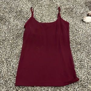 M Burgundy Tank Top